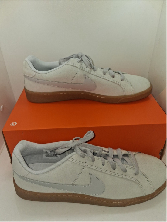 Nike Shoes - Nike Women's Court Royale Suede Platinum Gum Casual Shoes Trainers New Size 12